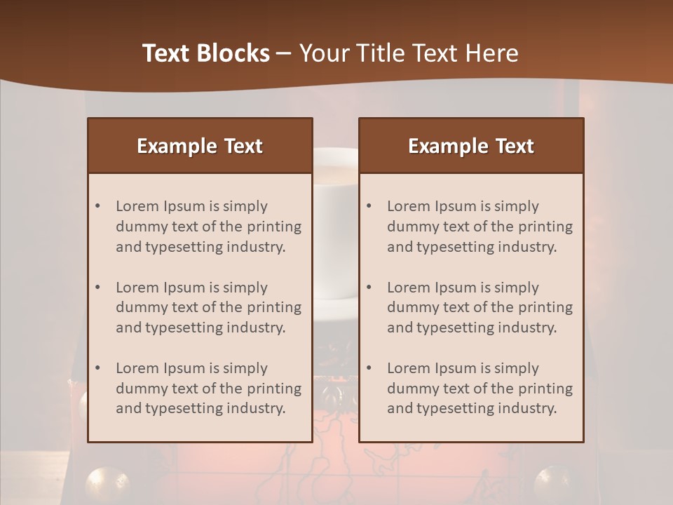 Luscious Panoramic Aromatic PowerPoint Template