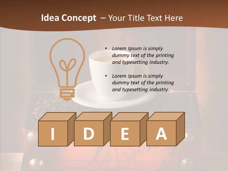 Luscious Panoramic Aromatic PowerPoint Template