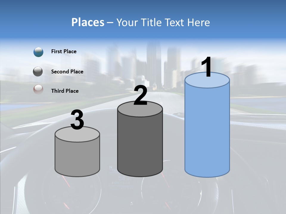 Aim Steer Freeway PowerPoint Template