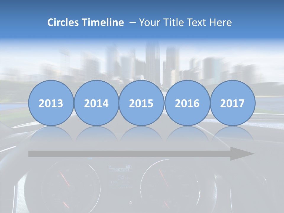 Aim Steer Freeway PowerPoint Template