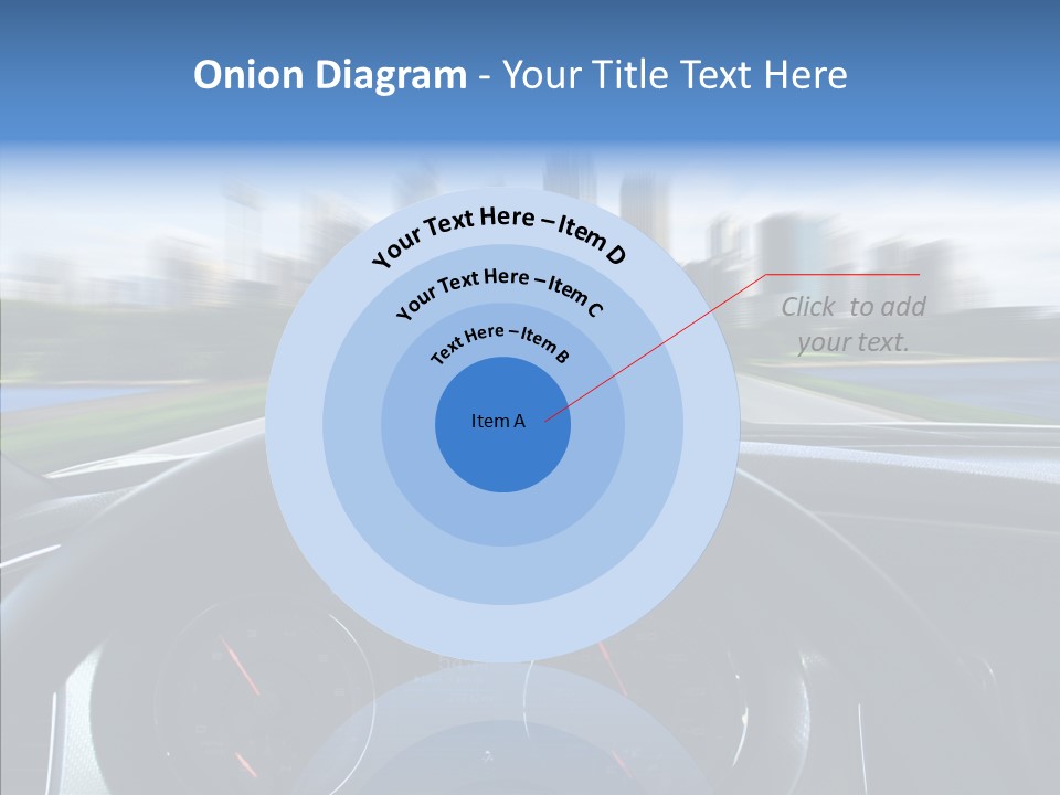 Aim Steer Freeway PowerPoint Template