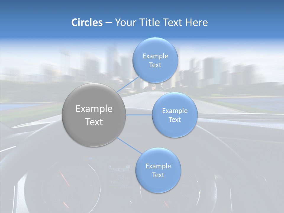 Aim Steer Freeway PowerPoint Template