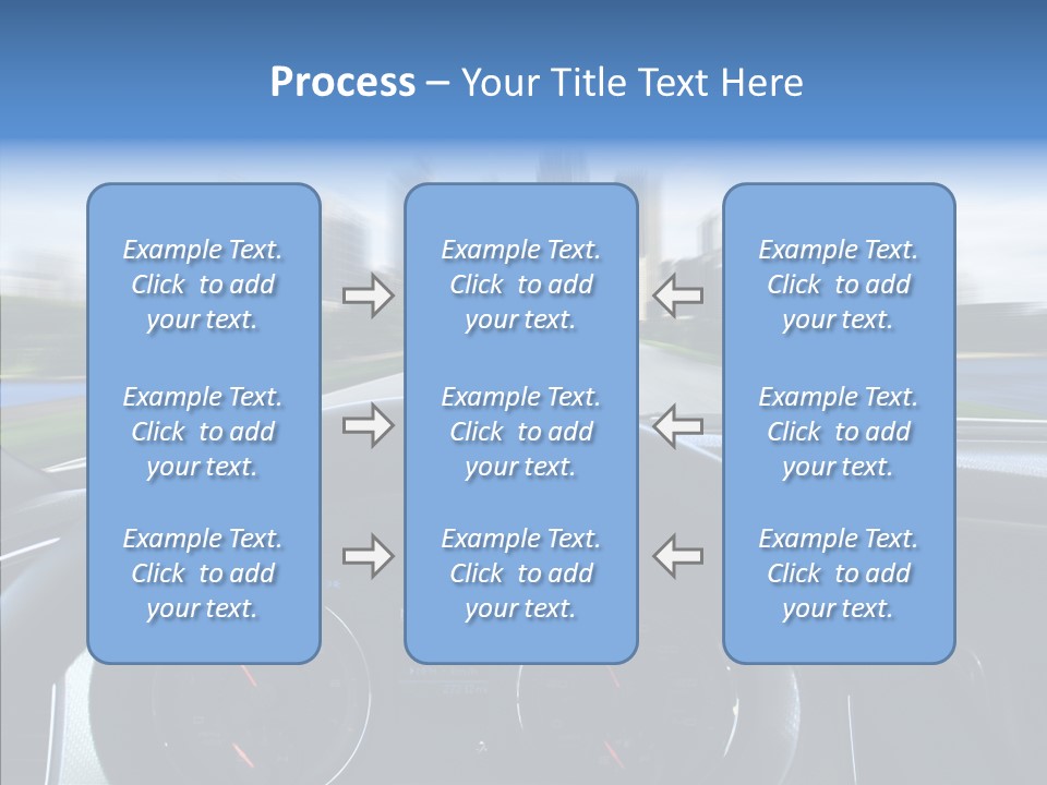 Aim Steer Freeway PowerPoint Template