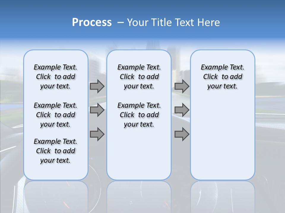 Aim Steer Freeway PowerPoint Template