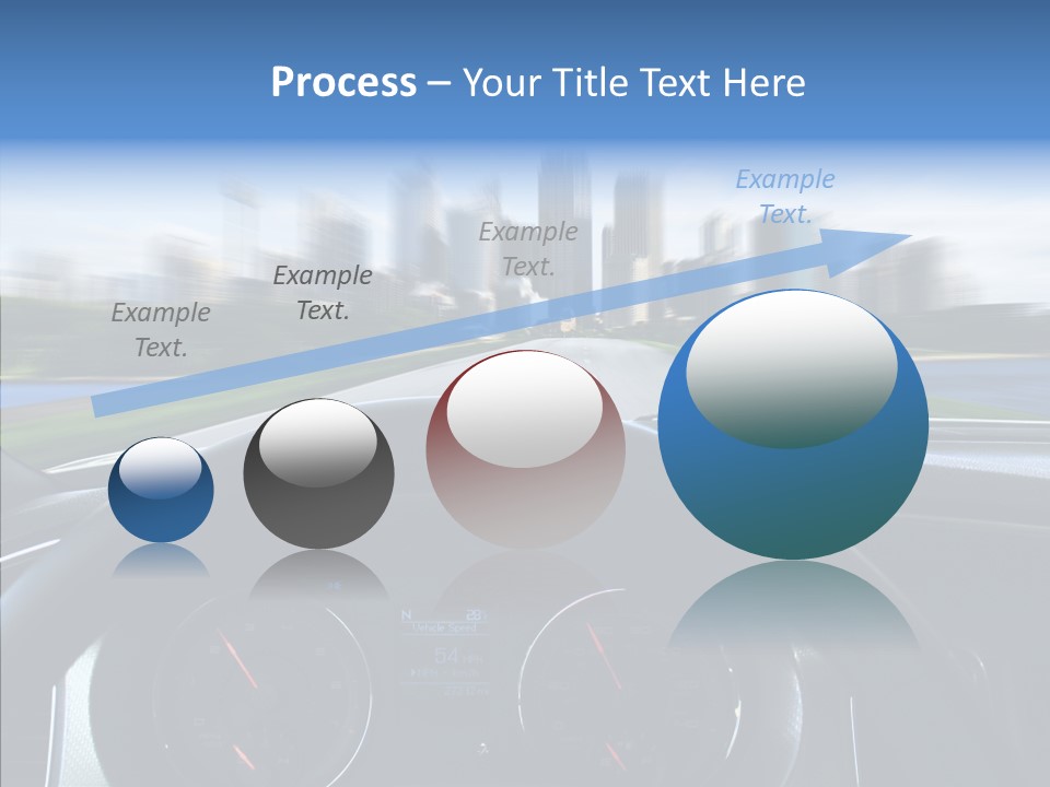 Aim Steer Freeway PowerPoint Template