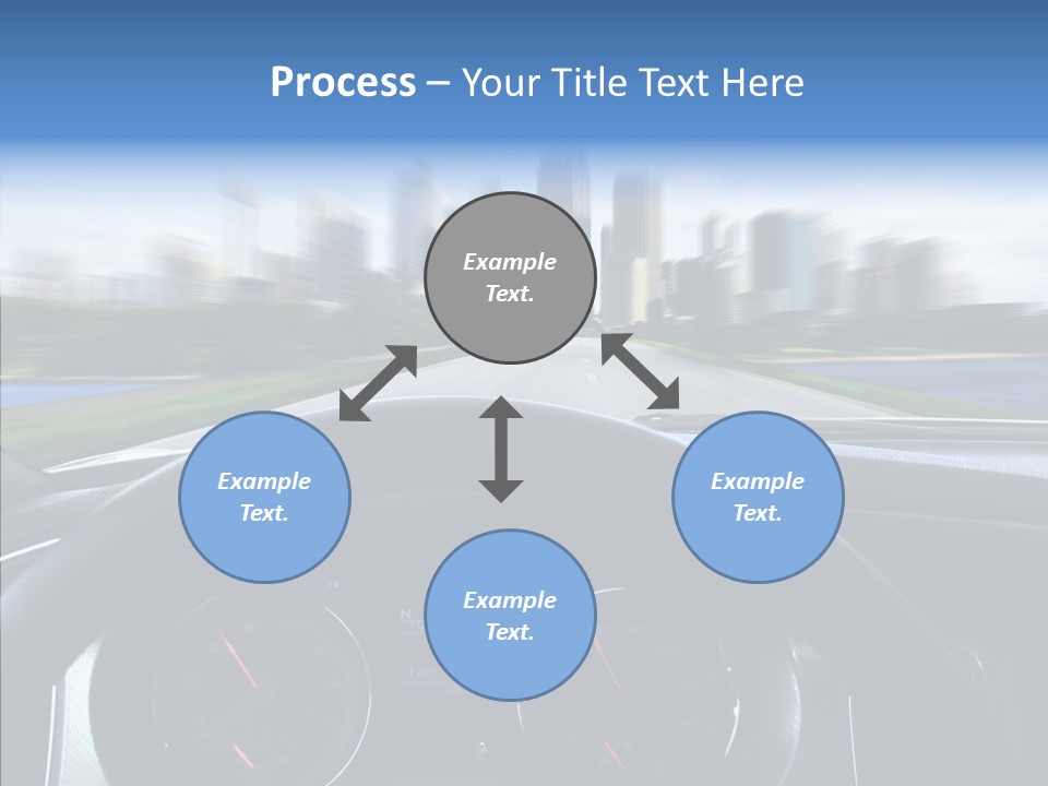 Aim Steer Freeway PowerPoint Template
