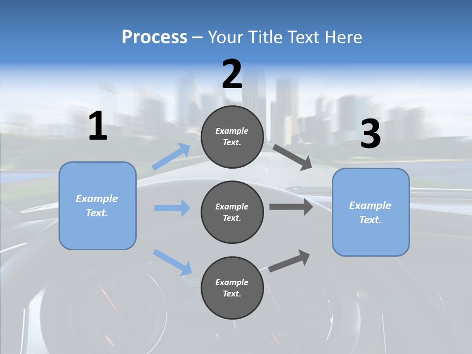Aim Steer Freeway PowerPoint Template