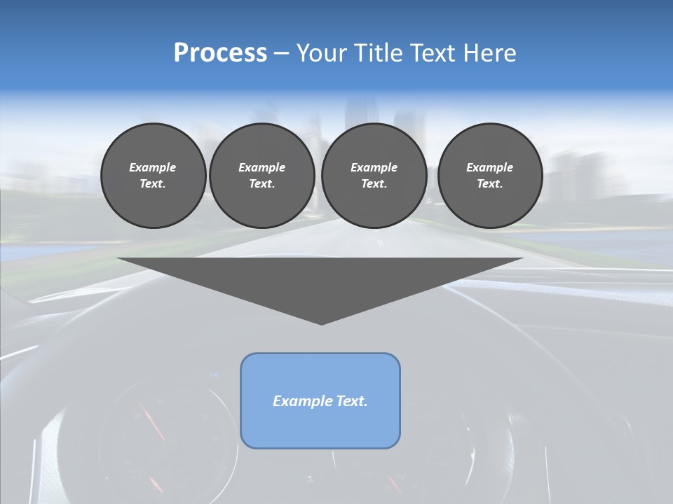 Aim Steer Freeway PowerPoint Template