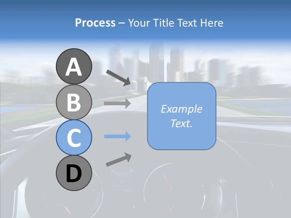 Aim Steer Freeway PowerPoint Template