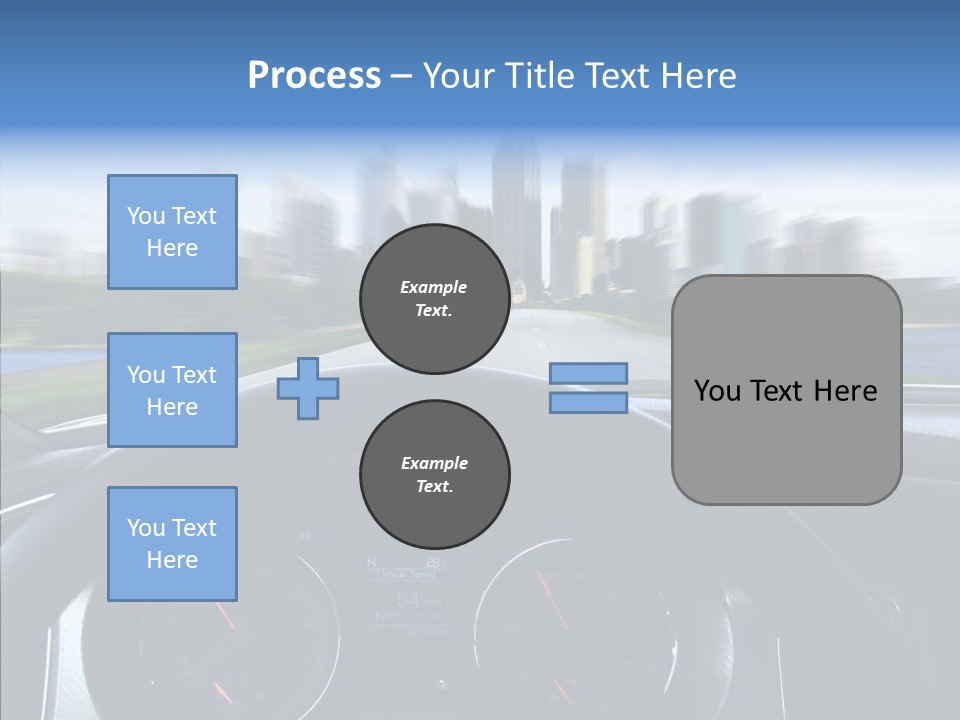 Aim Steer Freeway PowerPoint Template
