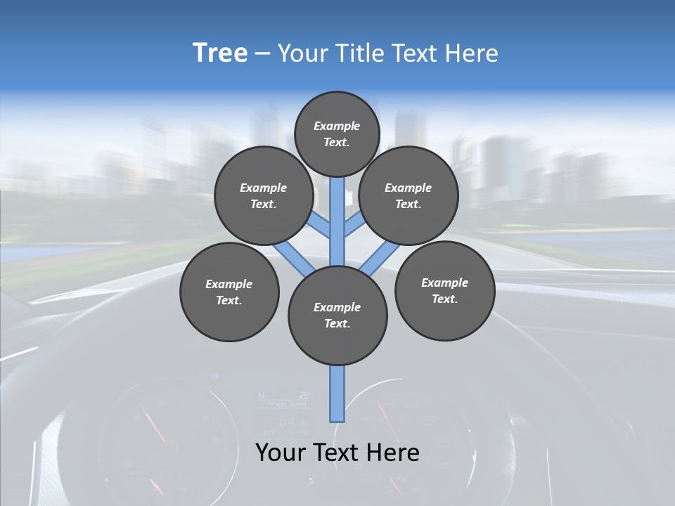 Aim Steer Freeway PowerPoint Template