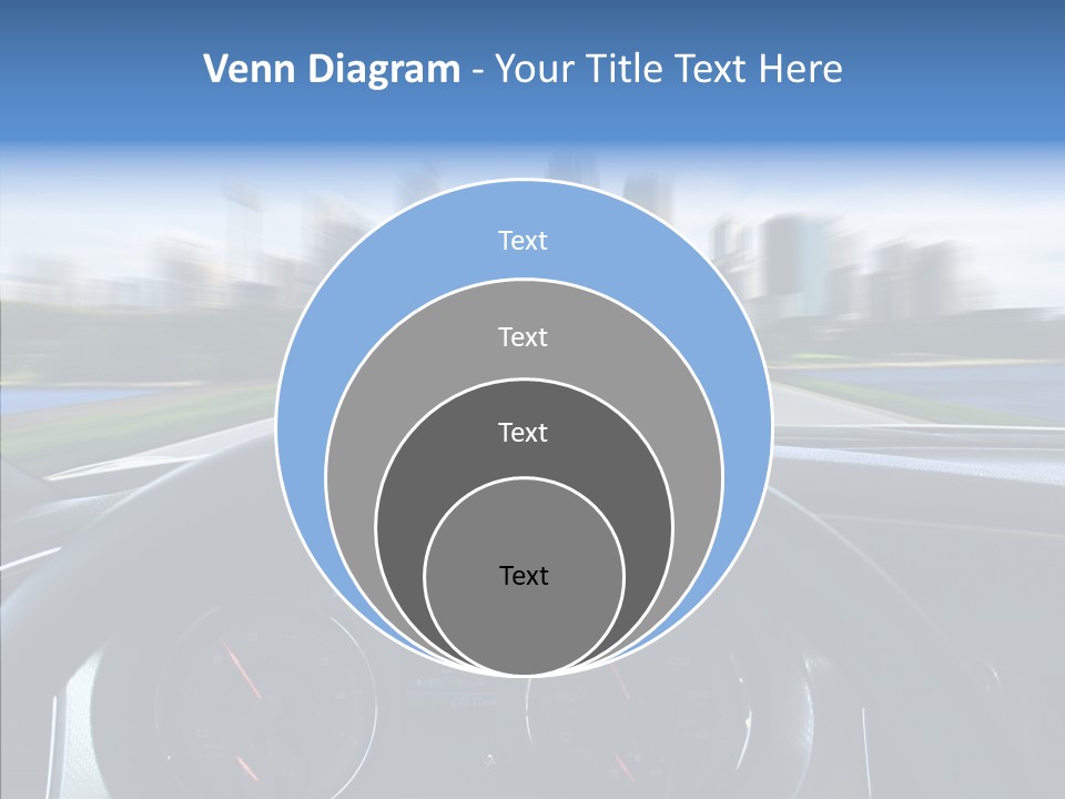 Aim Steer Freeway PowerPoint Template