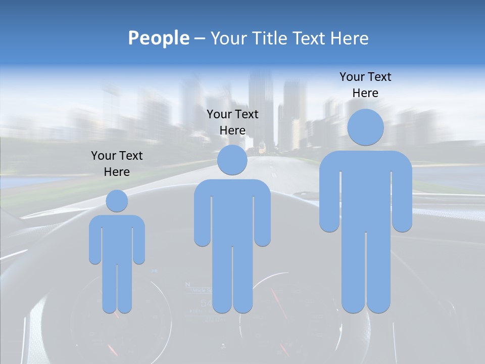 Aim Steer Freeway PowerPoint Template