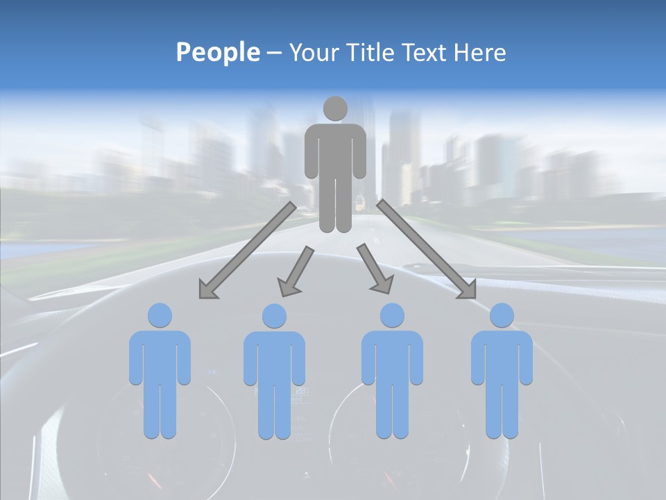 Aim Steer Freeway PowerPoint Template