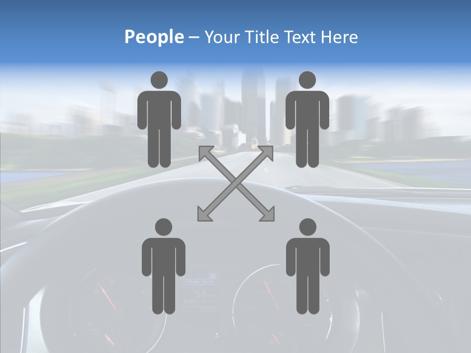 Aim Steer Freeway PowerPoint Template