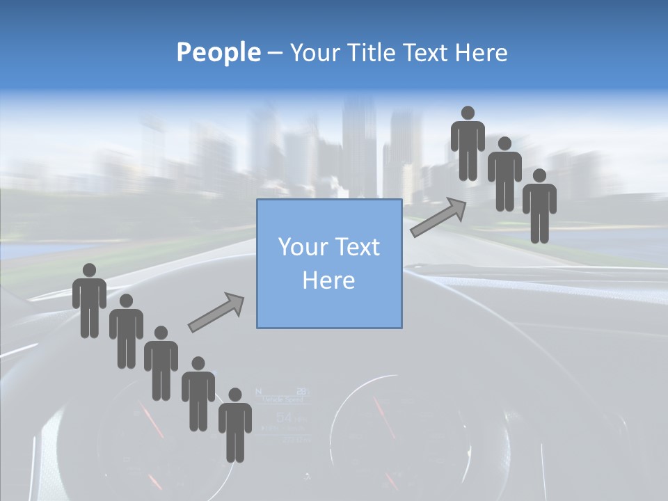 Aim Steer Freeway PowerPoint Template