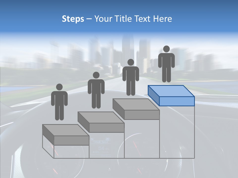 Aim Steer Freeway PowerPoint Template