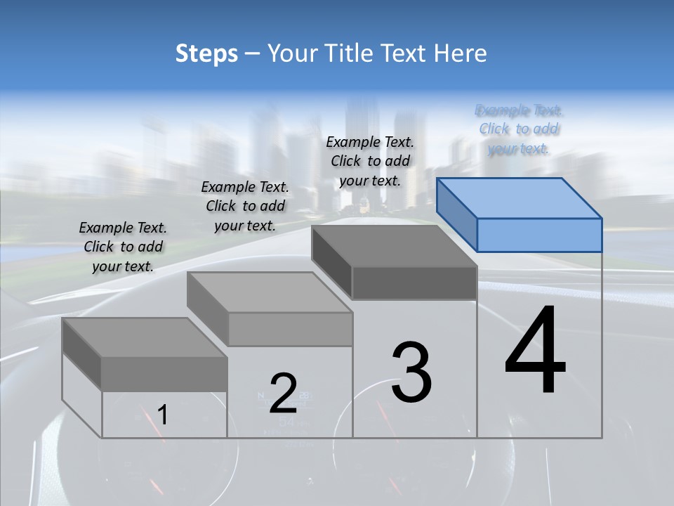 Aim Steer Freeway PowerPoint Template