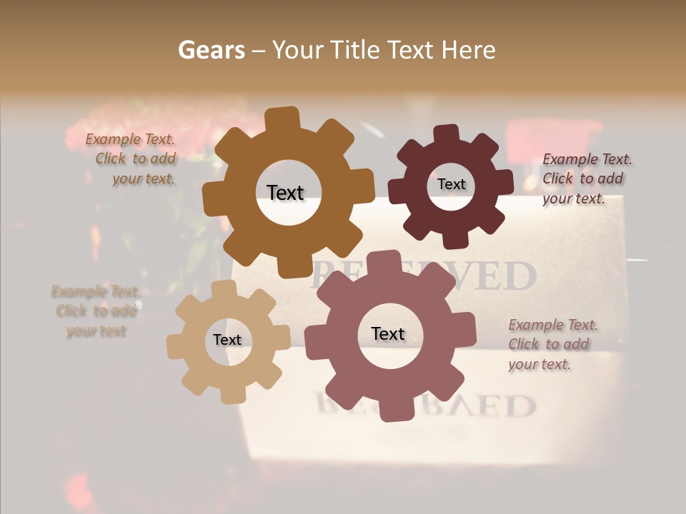 Private Sign Reserved PowerPoint Template