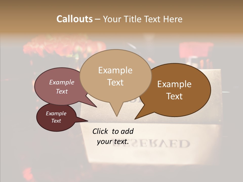 Private Sign Reserved PowerPoint Template