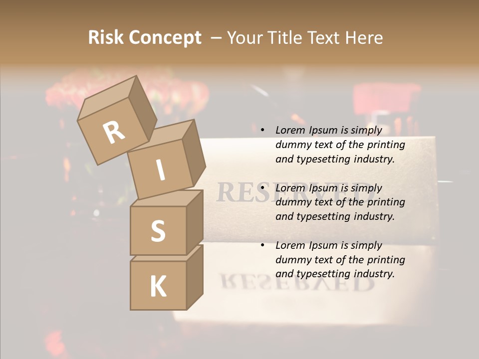 Private Sign Reserved PowerPoint Template