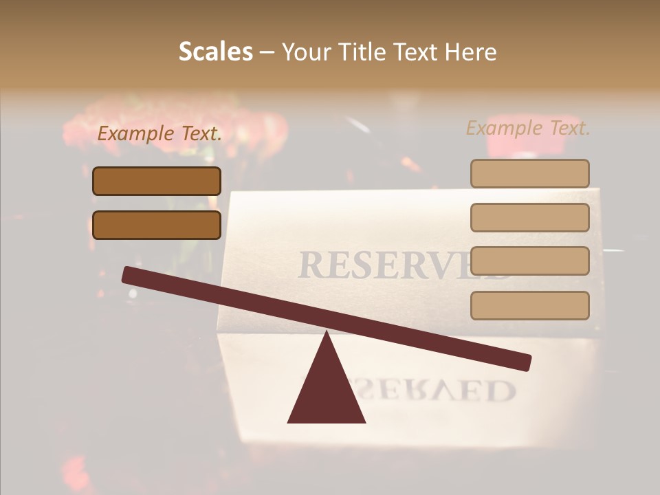 Private Sign Reserved PowerPoint Template