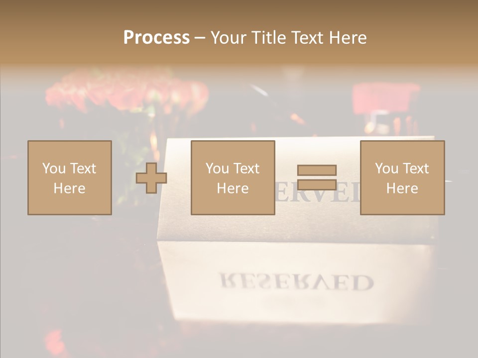 Private Sign Reserved PowerPoint Template