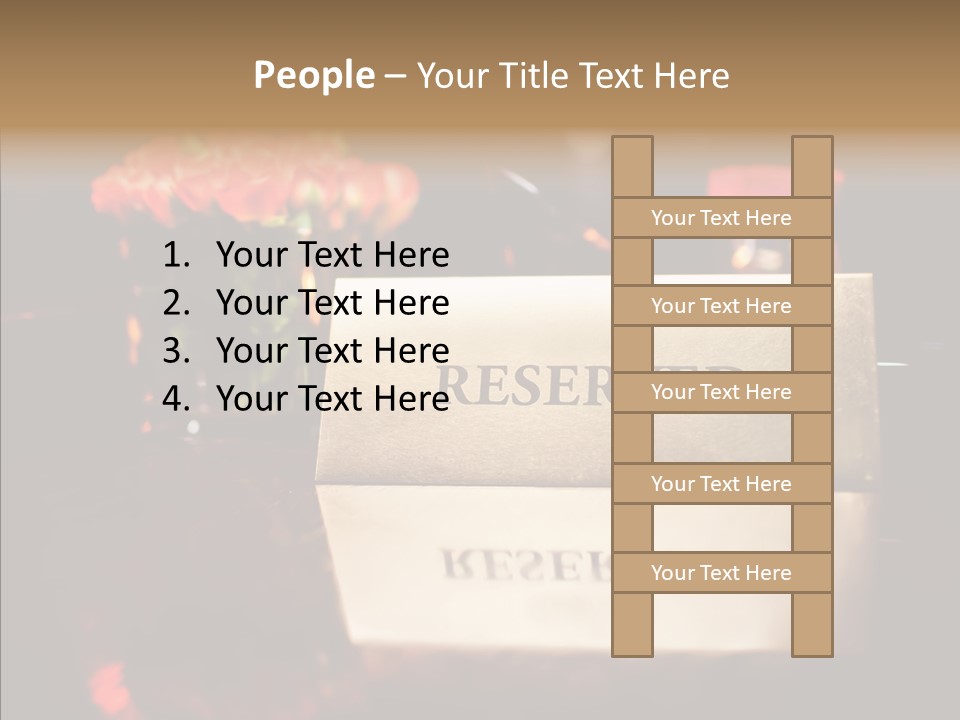 Private Sign Reserved PowerPoint Template
