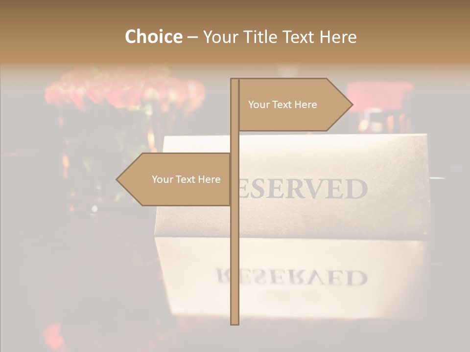 Private Sign Reserved PowerPoint Template