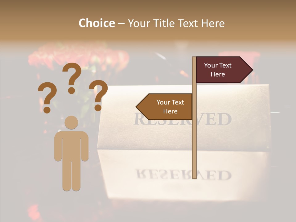 Private Sign Reserved PowerPoint Template