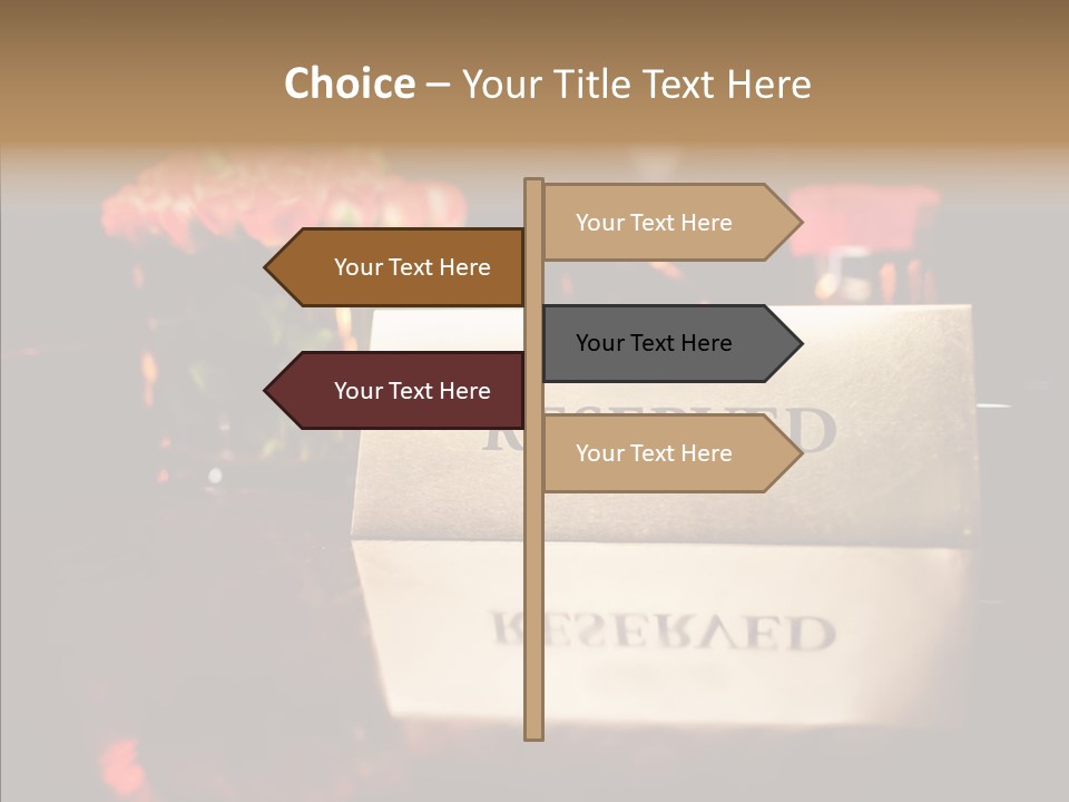 Private Sign Reserved PowerPoint Template