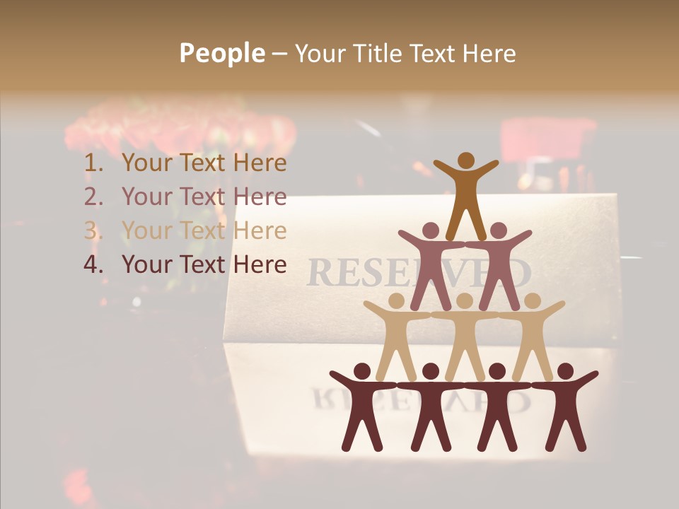Private Sign Reserved PowerPoint Template