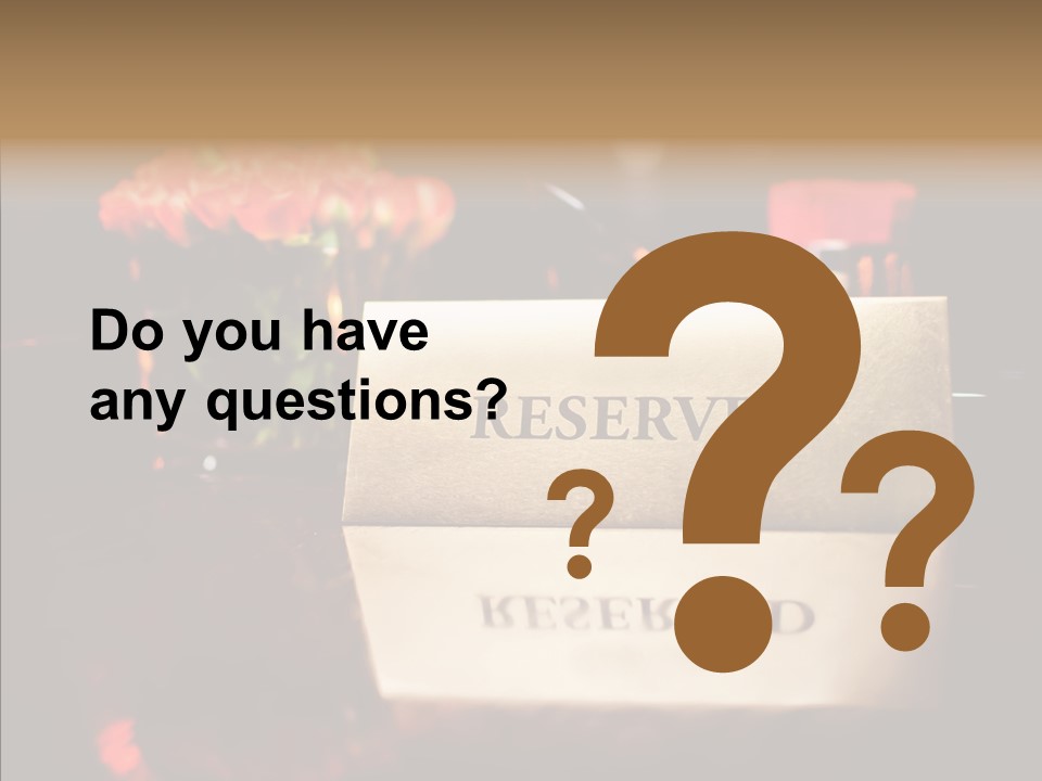 Private Sign Reserved PowerPoint Template