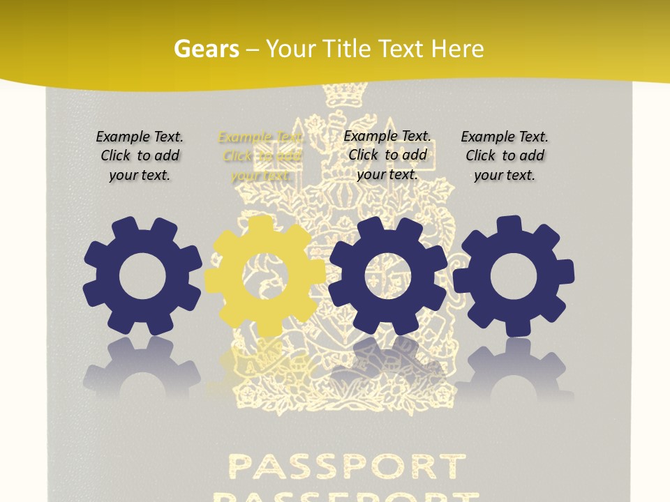 Mint Official Dark Blue PowerPoint Template