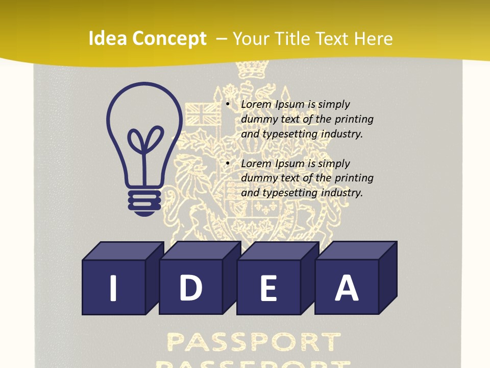 Mint Official Dark Blue PowerPoint Template