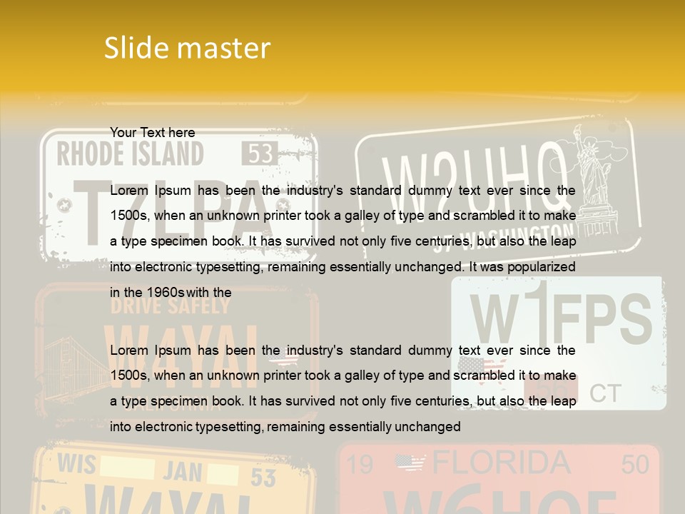Traffic Template New PowerPoint Template
