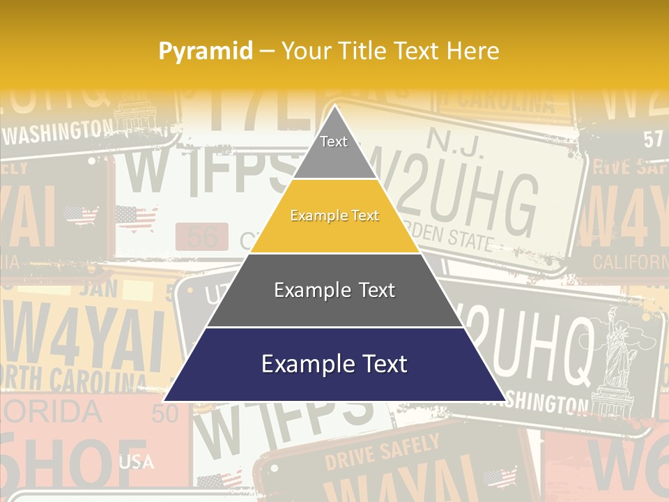 Road Retro State PowerPoint Template