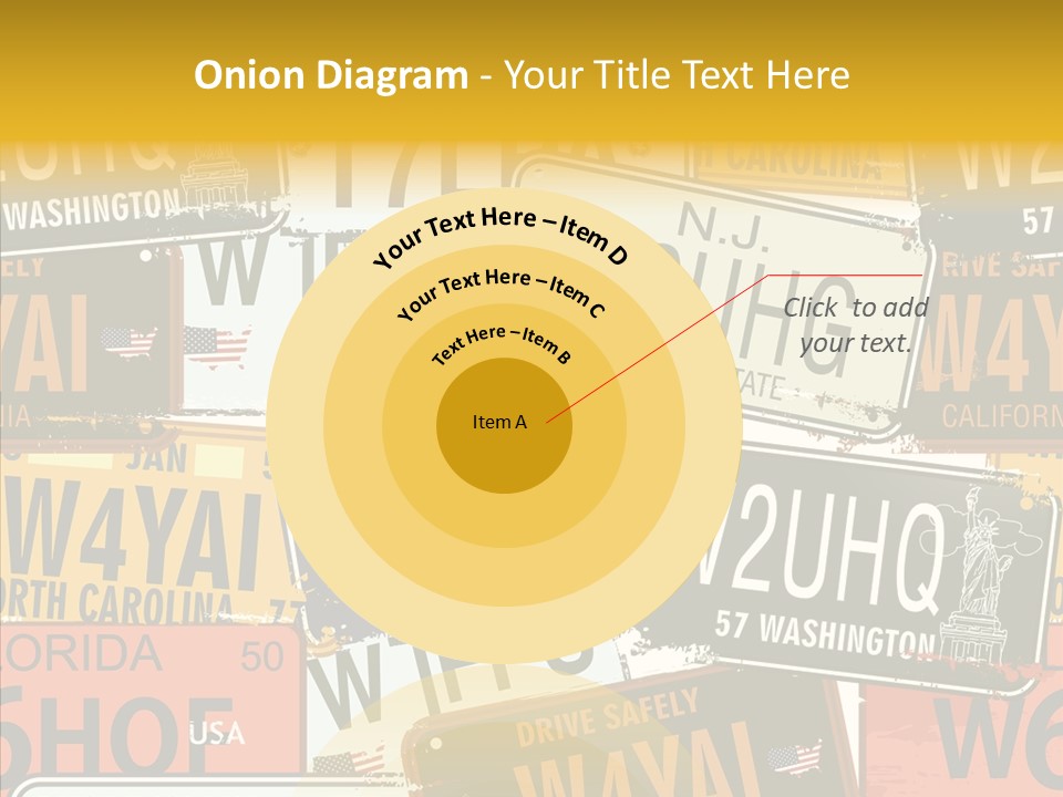 Road Retro State PowerPoint Template