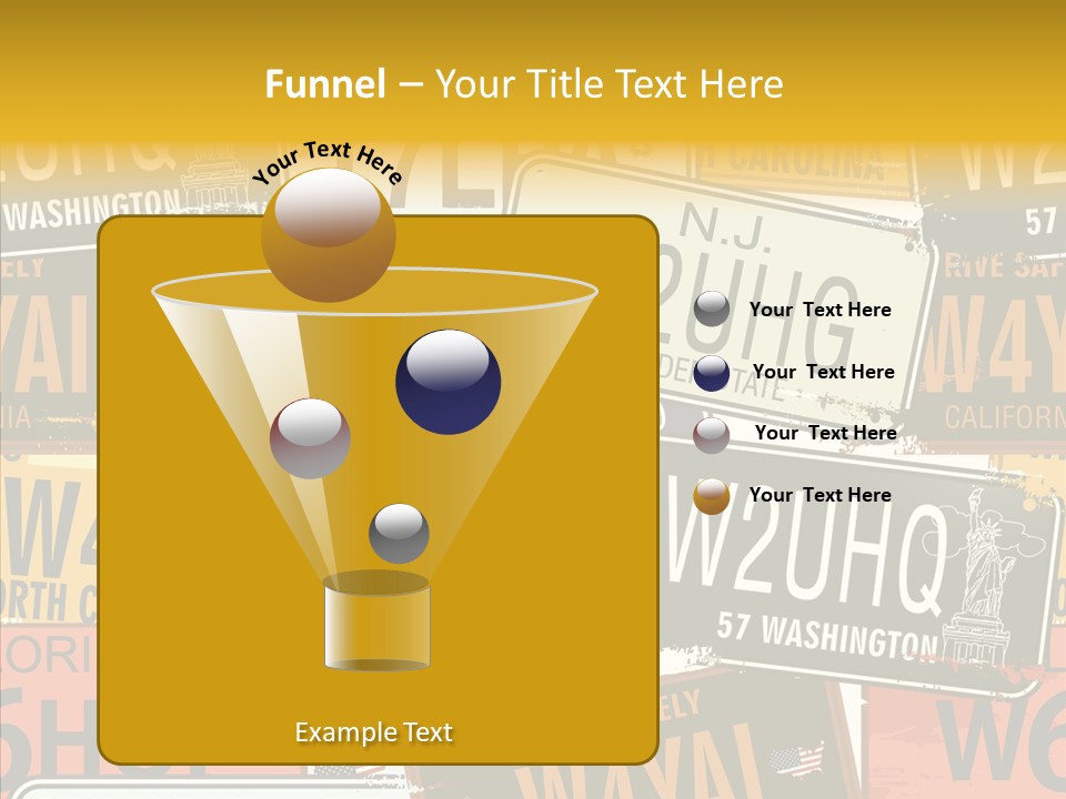 Road Retro State PowerPoint Template