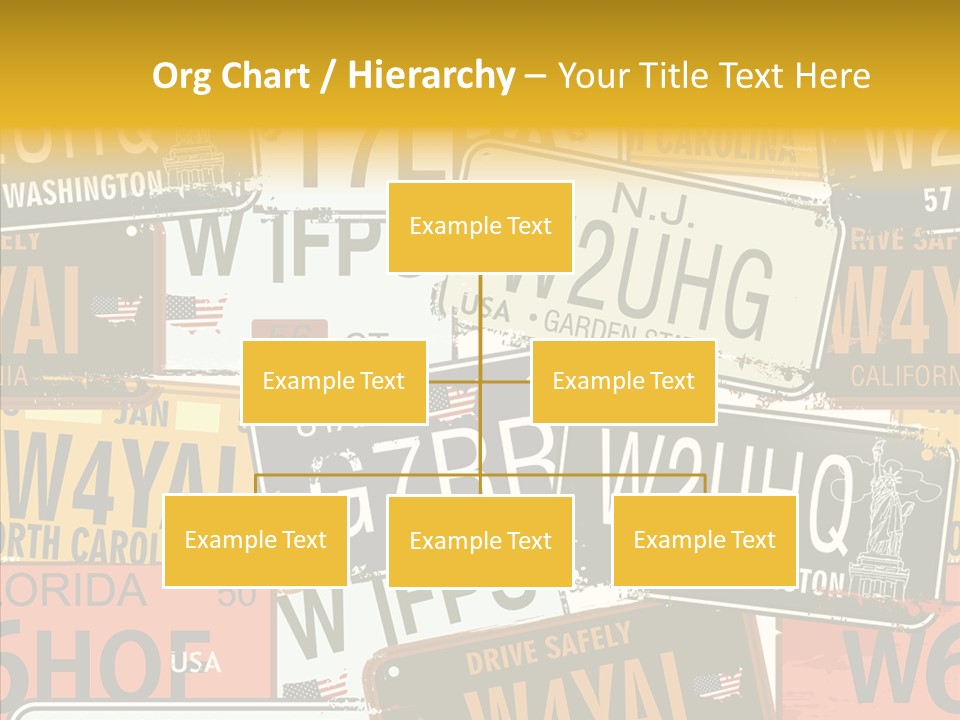 Road Retro State PowerPoint Template