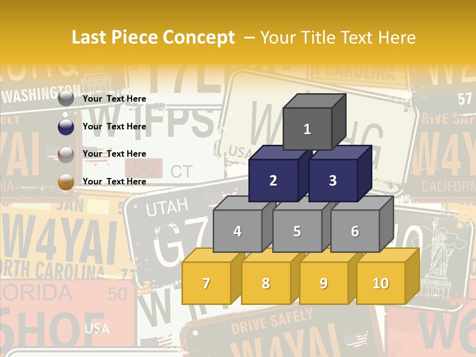 Road Retro State PowerPoint Template