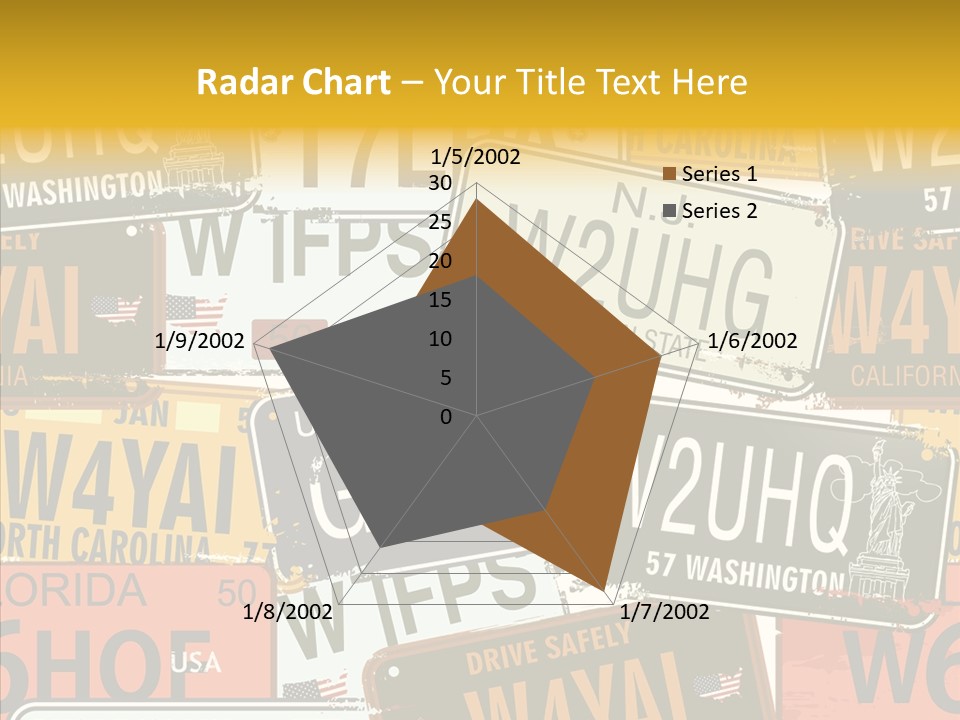 Road Retro State PowerPoint Template
