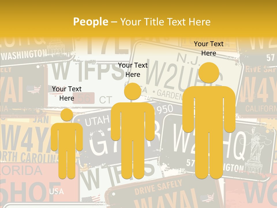 Road Retro State PowerPoint Template