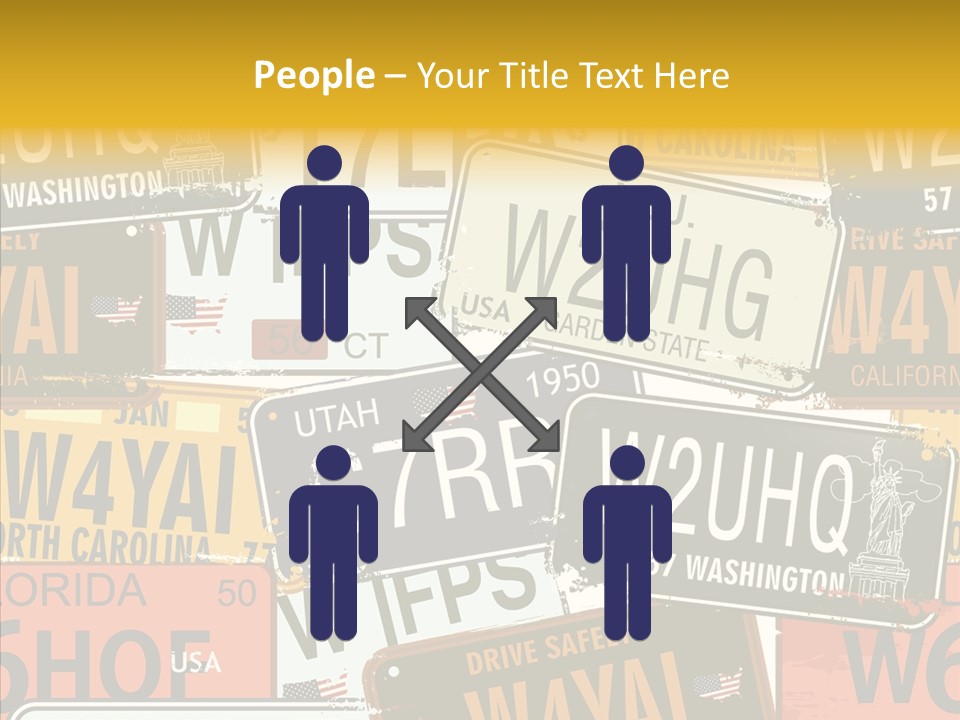 Road Retro State PowerPoint Template