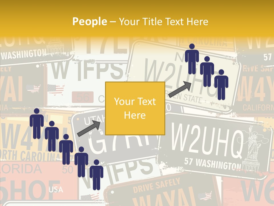 Road Retro State PowerPoint Template