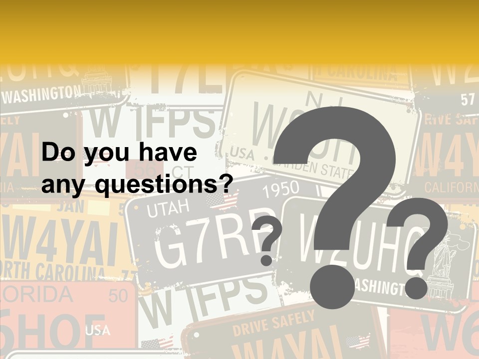 Road Retro State PowerPoint Template