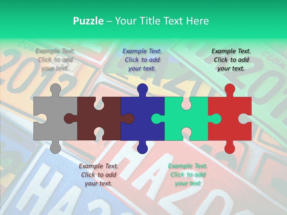 Plate Collaboration Display PowerPoint Template