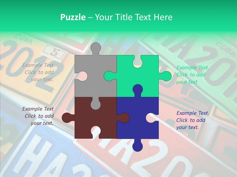 Plate Collaboration Display PowerPoint Template