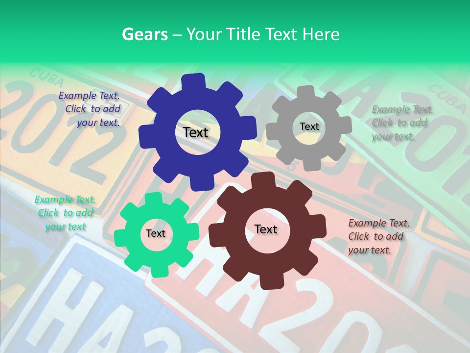 Plate Collaboration Display PowerPoint Template