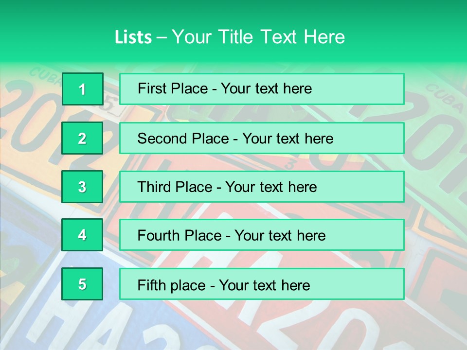 Plate Collaboration Display PowerPoint Template